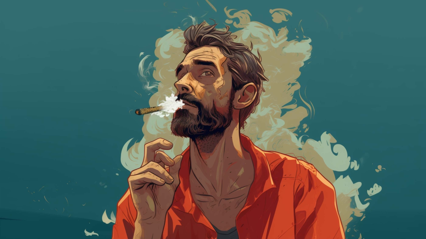 What Is The Difference Between Delta 8 Prerolls And Regular Prerolls? 2 Indacloud. A Man With A Spliff In Both Hand Comic Style 67D64F4F 8F27 4605 91F7 B9A433D4Ad51